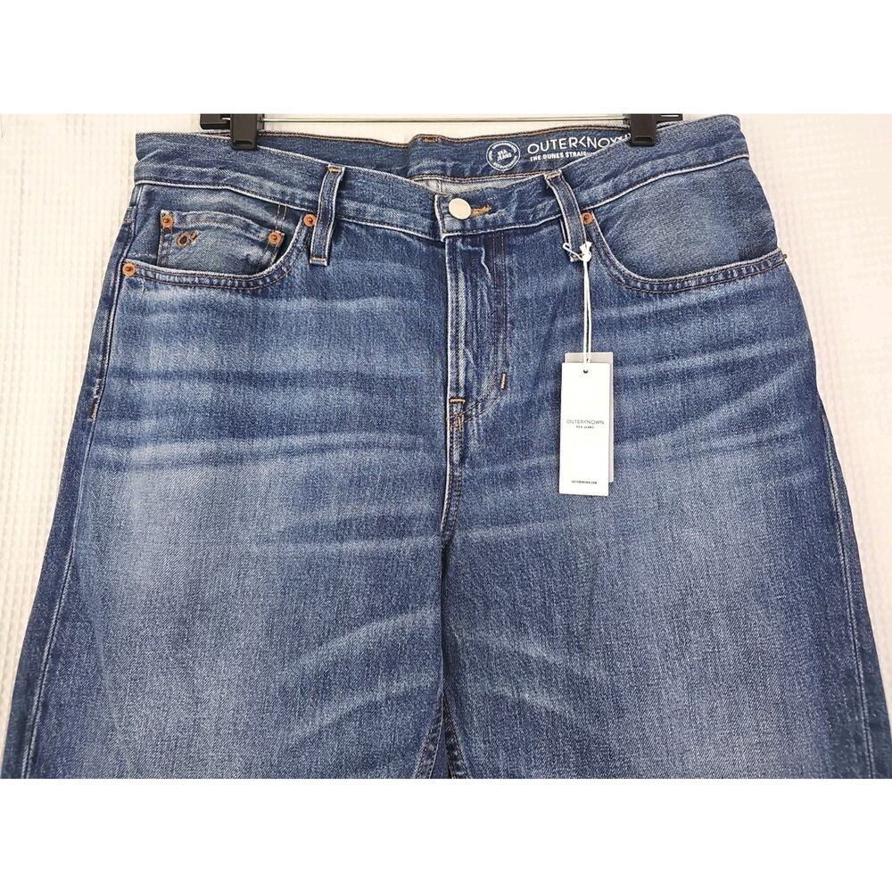 Outerknown ~Men's 33×30~ Blue Denim Sea Jeans The Dunes Straight Organic Cotton. - Picture 8 of 16